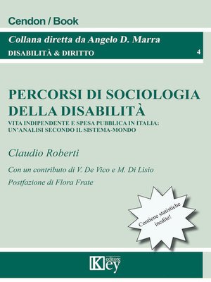 cover image of Percorsi di sociologia della disabilità